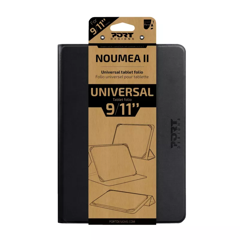 Port Designs Noumea II Custodia universale per tablet 9/11 – nero