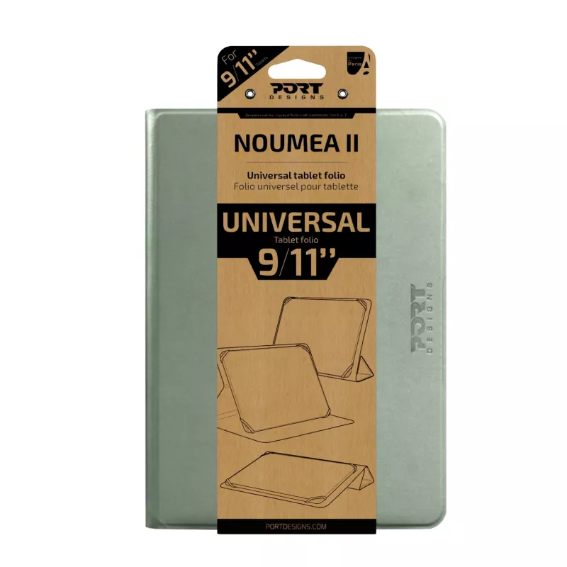 Port Designs Noumea II Custodia universale per tablet da 9-11 pollici, verde – 201329