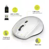 Port Designs Port Connect Mouse wireless silenzioso 1600DPI 3 tasti - bianco