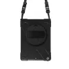 Port Designs Pro Shock 360 custodia protettiva robusta e folio rotante per Samsung Galaxy Tab A9+ - nero