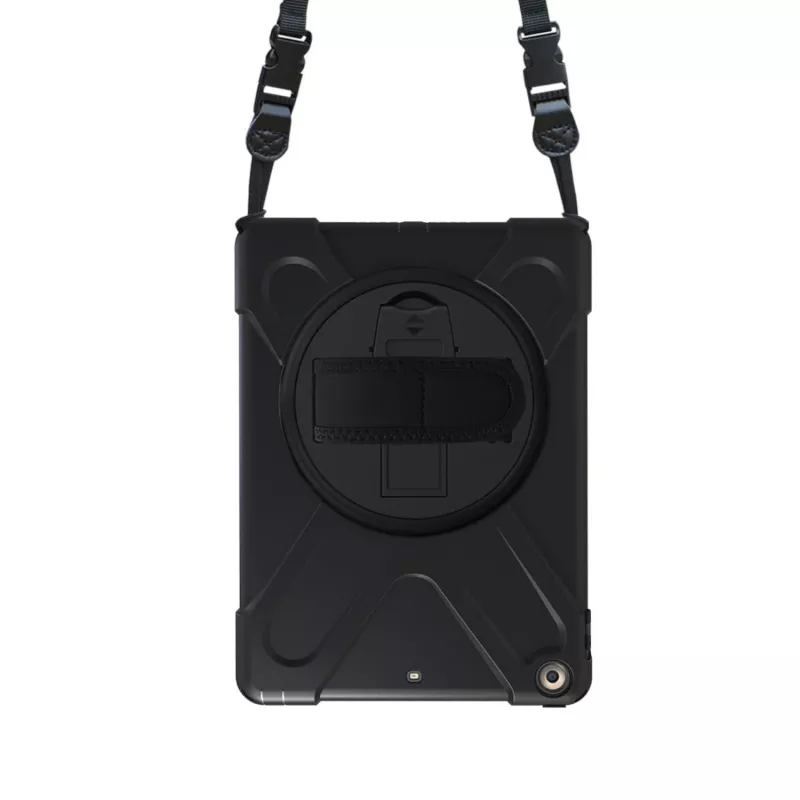 Port Designs Pro Shock 360 custodia protettiva robusta e folio rotante per Samsung Galaxy Tab A9+ - nero