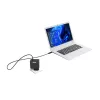 PORT alimentatore universale per laptop 65W con 8 connettori - nero