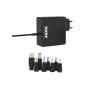 PORT alimentatore universale per laptop 65W con 8 connettori - nero