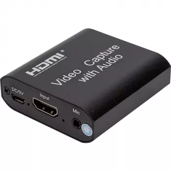 POWER PLANT scheda di acquisizione video HDMI, 4K 30Hz, USB 3.0, con uscita audio