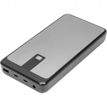 POWER PLANT, LLC batteria esterna 25200mAh, PD60W, QC3.0, 2x USB-C, USB-A, 10 adattatori