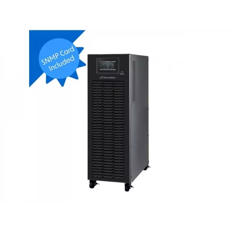 POWER WALKER VFI 10000 CPG PF1 3/3 BE ON-LINE 10KVA UPS terminale USB-B RS-232 trifase LCD SNMP tower