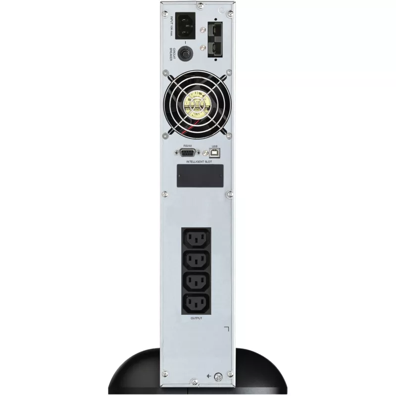 PowerWalker VFI 2000 CRS gruppo di continuità (UPS) a doppia conversione (online), 2 kVA / 1600 W, 4 uscite AC, tower