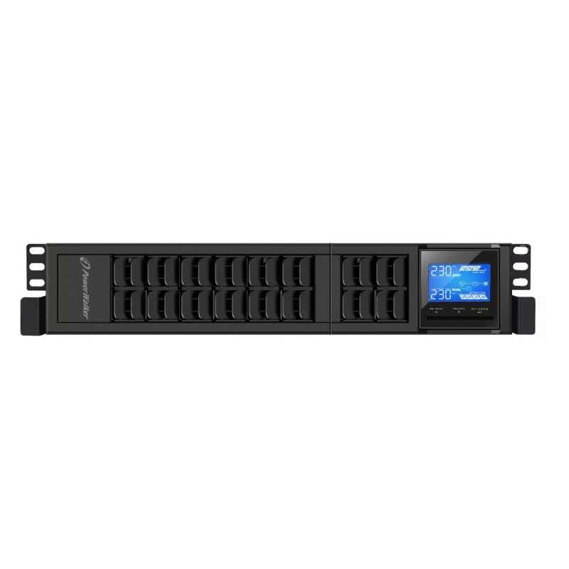 PowerWalker VFI 2000 CRS gruppo di continuità (UPS) a doppia conversione (online), 2 kVA / 1600 W, 4 uscite AC, tower