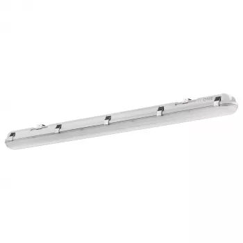 PRACHT CREATIVES PRAC 5800222-LUNA_BL_ONE lampada lineare LED 60 cm, selezionabile 9/11/14/17W, 4000K, 115°, nero