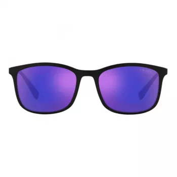 PRADA Linea Rossa occhiali da sole uomo PS01TS-16G05U, montatura nero opaco, lenti grigio specchio argento, 55/19/140 mm