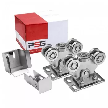 Kit carrello PRESONUS PSG 60.00P.80 per cancelli scorrevoli per guida 80x80x5 mm