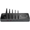 Prestigio Revolt A6 Space Gray Caricabatterie wireless 3-in-1