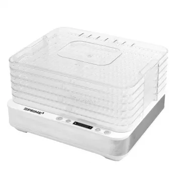 PRIME3 SFD51 essiccatore per alimenti, 420 W, trasparente/bianco