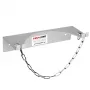 Pro-Line Staffa a Parete per 1 Bombola del Gas, Diametro Max 250 mm, Blu Industriale