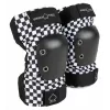 Pro-Tec gomitiere Checker L - nero/bianco motivo a scacchi, Large, protezione ad alta efficacia per skateboard, rollerblade, BMX, scooter