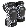 Pro-Tec gomitiere Checker L - nero/bianco motivo a scacchi, Large, protezione ad alta efficacia per skateboard, rollerblade, BMX, scooter