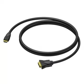 PROCAB CLV160/3 Cavo HDMI a DVI-D Single Link 3m nero
