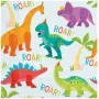 Procos Dino Party Tovaglioli di carta a 2 strati 33x33 cm, 20 pezzi, multicolore 97976