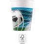 Bicchieri di carta Procos Football Party 200 ml, confezione da 8 (93746)
