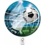 Procos Piatti di cartone per festa calcio 23 cm, confezione da 8, multicolore 93744