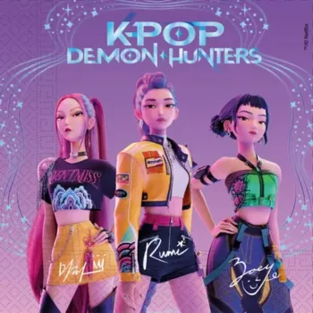 Procos K-Pop Demon Hunters tovaglioli di carta a 2 strati confezione da 20 33x33cm (98641)
