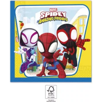 Tovaglioli di carta 2 veli PROCOS Marvel Spiderman confezione da 20 (94878)