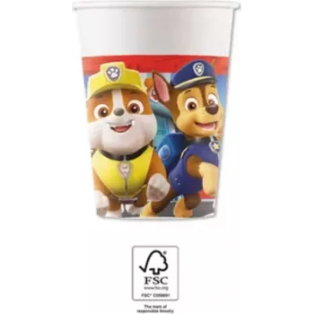Procos bicchieri di cartone Paw Patrol 200ml confezione da 8 (95598)