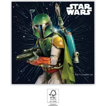 Tovaglioli di carta 2 veli Procos Star Wars confezione da 20 33x33cm 93881