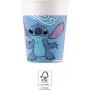 Procos Stitch & Angel Bicchieri di carta 200ml confezione da 8 | Disney Lilo & Stitch bicchieri per feste 96795