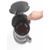 Progress EK6658PVDE caffettiera a filtro Mellow - 1,25 l, 900 W, grigio/argento