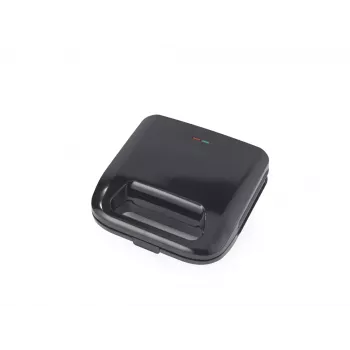Progress EK6666PVDE snack maker 3 in 1 - macchina per waffle, sandwich e ciambelle, 900 W, nero