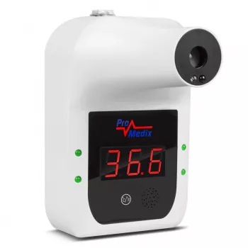 Promedix PR-685 Termometro a infrarossi da parete senza contatto per temperatura corporea (fronte, polso)
