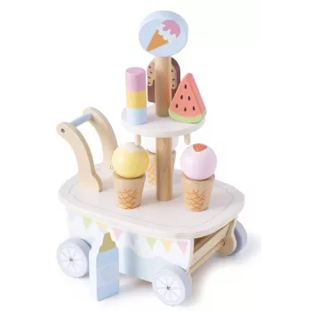 Promis LD04 carretto dei gelati in legno giocattolo per bambini