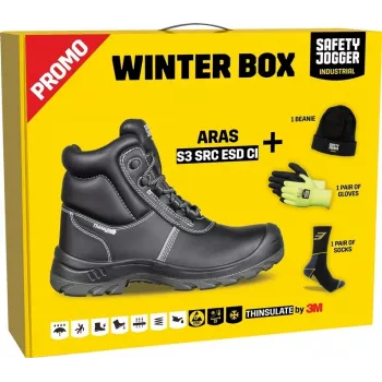 PROMOARAS 44 ARAS Winter Box con gadget gratuiti – scatola regalo tech misteriosa, 3-5 gadget elettronici a sorpresa, confezione premium riciclabile, compatibilità universale