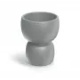 PROSPERPLAST DUALA Vaso rotondo 40 cm antracite polipropilene plastica TDR40-106GR