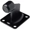 PSG 60.038.9005 paracolpi per cancello, nero RAL 9005, gomma, 60 mm di diametro, 38 mm di altezza
