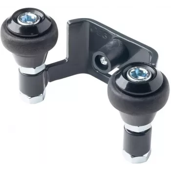 PSG supporto guida superiore 60 mm per cancelli scorrevoli, 2 rulli, antracite RAL 7016 (60.023.7016)
