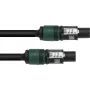 PSSO cavo per altoparlanti Speakon 4x2,5 mm² 0,5 m nero 30227928