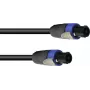 PSSO cavo per diffusori Speakon 4x2,5 mm² 10 m nero 30227931