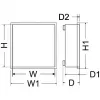 Contenitore per allarme Pulsar AWO000/CA-4,5,6