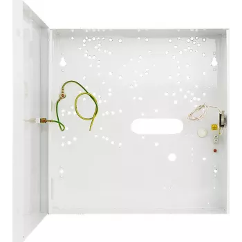 Custodia per allarme vuota Pulsar AWO150PU (bianco, acciaio, montaggio a parete)