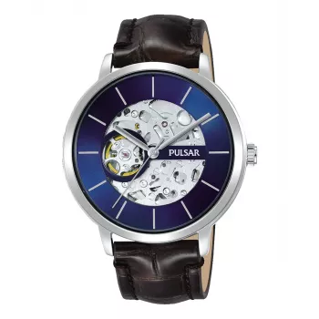 Pulsar Orologio da uomo al quarzo P8A007X1 Acciaio inox Quadrante blu 42mm