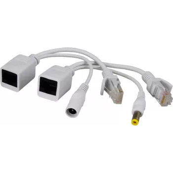 Pulsar P-POE1 set adattatore PoE passivo con connettori RJ45