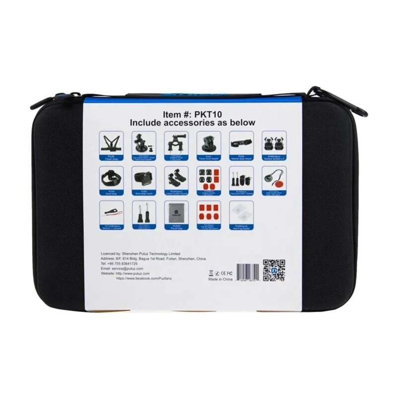PULUZ Set completo di accessori 45-in-1 PKT10