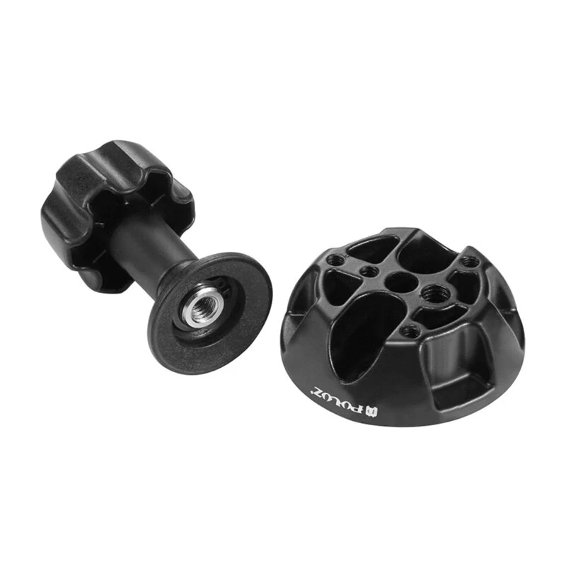 Puluz adattatore piatto-a-guscio 75 mm per testa fluida