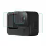 PULUZ PU507 9H set protezione vetro temperato per schermo e obiettivo per GoPro HERO12/11/10 Black – set da 3 pezzi (frontale, posteriore, obiettivo)