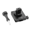 PULUZ supporto per casco per action cam (DJI, GoPro, Insta360) - nero