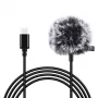 PULUZ microfono Jack Tie con clip PU425 1,5m USB-C