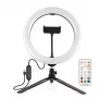 PULUZ Ring Light LED 26cm con treppiede 8,3cm USB