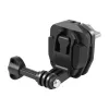 PULUZ clip per parabrezza moto per action camera (DJI Osmo Action 4, GoPro Hero 12, Insta360 Ace Pro / X4) - nero